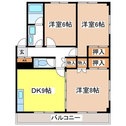 サンハイツ町田の物件間取画像